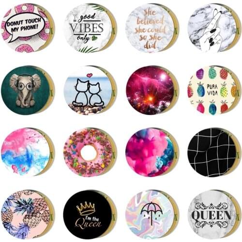 Magnetic Car Phone Holder Accessories Metal Plate Phone Stand Universal Fashion Metal Sheet Plate For Magnet Phone Holder