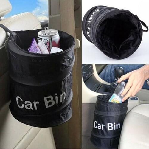 Fashion Wastebasket Trash Can Litter Container Car Auto Garbage Bin/Bag Waste Bins Household Cleaning Tools Garbage Can