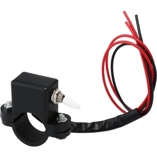Motorcycle Dual Double Flash Warning Light Switch 2.2cm 2.5cm Diameter Handlebar DIY ON-OFF Switch Accessory for Motorcycle