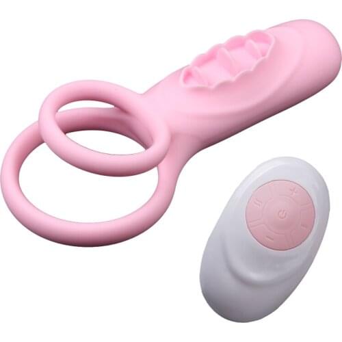 Men Delay Semen Lock Ring 10 Speed Clitoris Vibrating Massager Sex Toys for Women Erotic Adults Sex Machine Vibrator-40