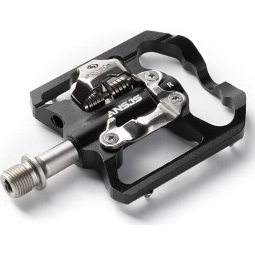 Bicycle Pedal Non-Slip MTB Bike Pedals Aluminum Alloy Flat Platform Applicable SPD Waterproof Cycling Accessories