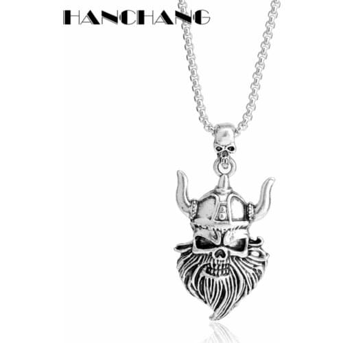 2017 New Brand Design Hip Hop Necklace Bar Party Cospaly Necklace Skull long Chain Necklace Collier Charms Pendants&Necklace