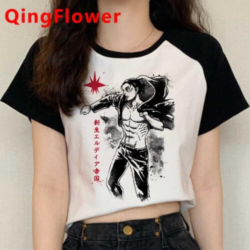 Attack on Titan Titans Attack Shingeki No Kyojin tshirt top tees men streetwear plus size graphic tees women t-shirt ulzzang