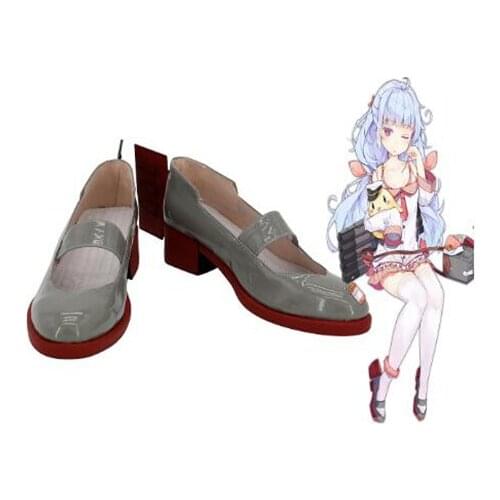 Azur Lane USS Nicholas Cosplay Boots Leather Shoes for Adult Women Shoes Costume Accessories Halloween Party Shoes