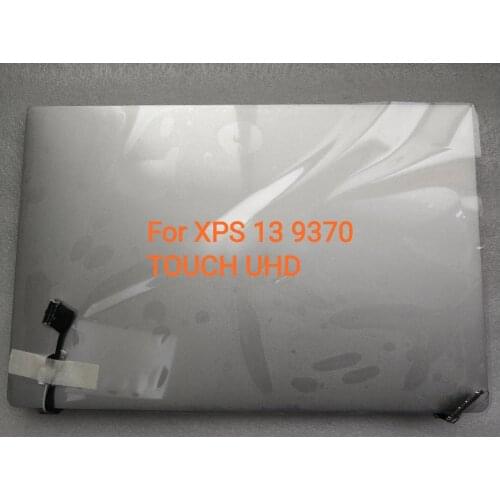 Original 13.3" For Dell XPS 13 9370 LCD Touch Screen assembly display 1920*1080 FHD 3840*2160 UHD silver Fully Tested