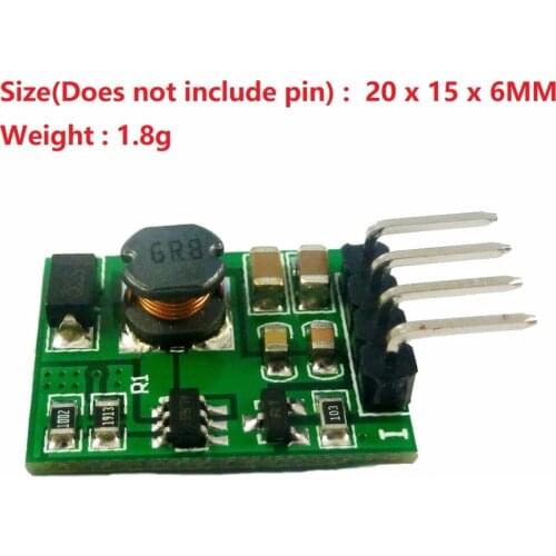 With Enable ON/OFF DC-DC 3V 3.3V 3.7V 4.2V 5V to 5V 6V 9V 12V Step-up Boost Converter Voltage Regulate Power Supply Module Board