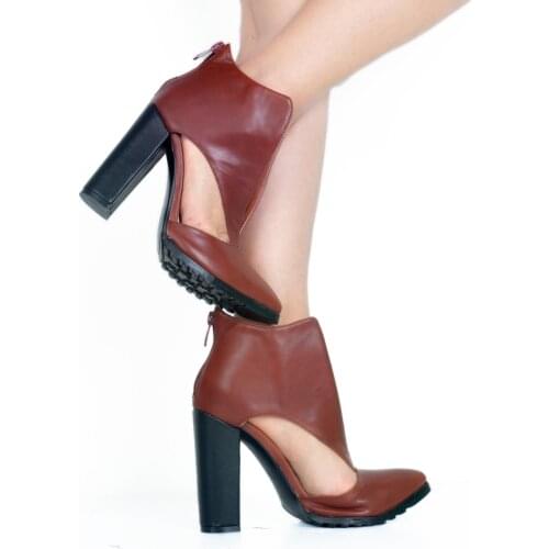 Summer Women Sandals Square Heel Pointed Toe High Heels Women Shoes V Strap Ankle Female Sandal Boots