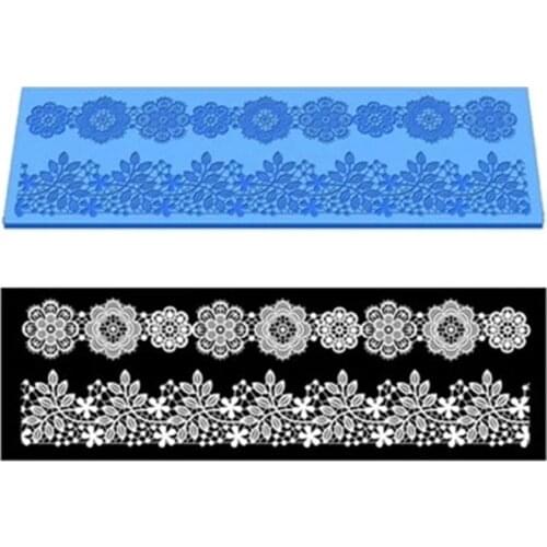 Sugarcraft Flower Silicone Lace Mold Fondant Mold Cake Decorating Tools Chocolate Gumpaste Mold Wedding Cake Decoraton H775