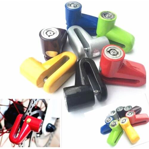 Disc brake disc bicycle lock Storage battery motorcycle anti-theft lock Color