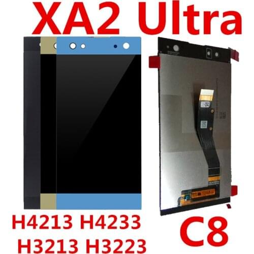 6.0'' Display For SONY Xperia XA2 Ultra Display LCD Screen Touch Digitizer For SONY Xperia H3213 H4213 H4233 Display C8 LCD