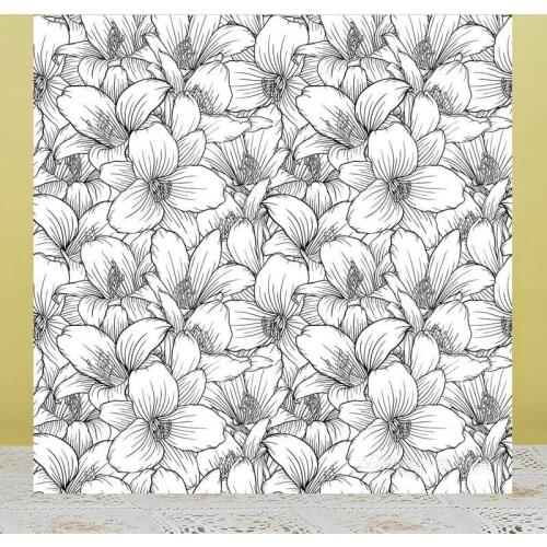 ZhuoAng Petal Background Clear Stamps/Silicone Transparent Seals for DIY scrapbooking photo album Clear Stamps