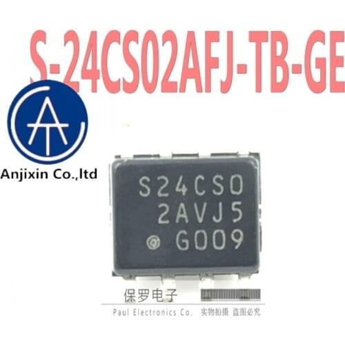 10pcs 100% orginal new memory S24CS02A S-24CS02AFJ-TB-GE SOP-8 real stock