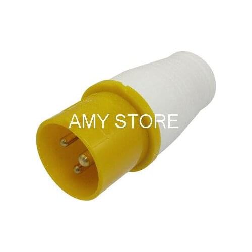 16A Yellow White Splash Proof IP44 2P + E IEC309-2 Industrial Plug