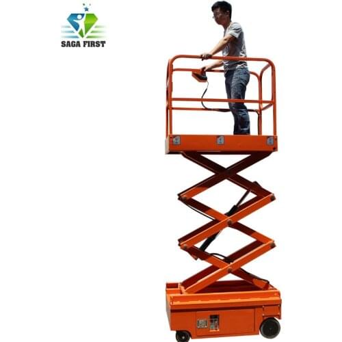 2017 China QINGDAO SINOFIRST Mobile battery power self propelled scissor lift