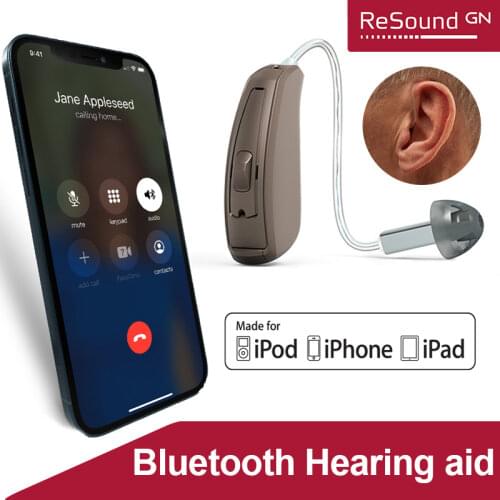 Resound Bluetooth Hearing aids For Deafness 12 Channels Programmable Hearing Aid iPhone Ear aids App Remote Control Invisible