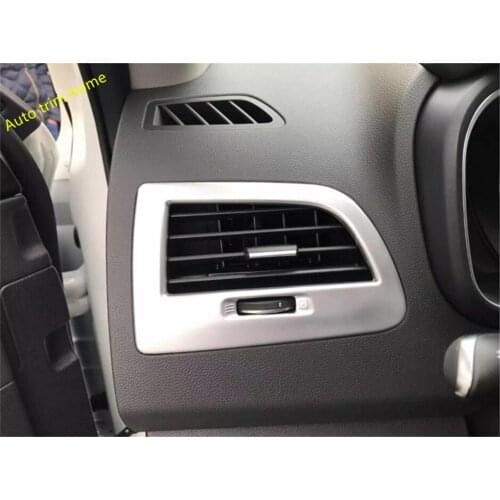 Lapetus Side Air Conditioning AC Outlet Vent Frame Cover Trim 2 Piece / Set For Renault Koleos 2017 - 2020 ABS Auto Accessories