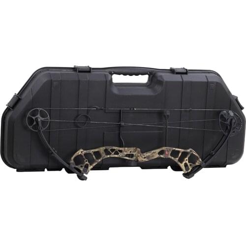 Archery Traditional Black Handle Bow Case High Strength Plastic Compound Bow and Arrows Case