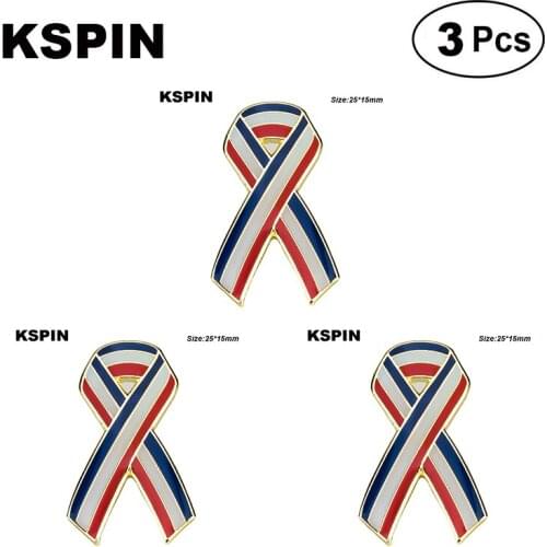 France Bow Lapel Pin Brooches Pins Flag badge Brooch Badges