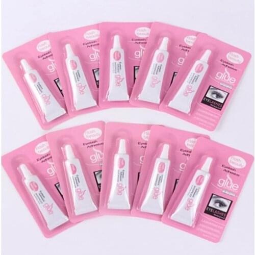 GISLAN 2PC Strong Waterproof Eye Lash Glue Professional Eyelash Glue for Eyelashes Extensions Grafting Eye Lash Supplies