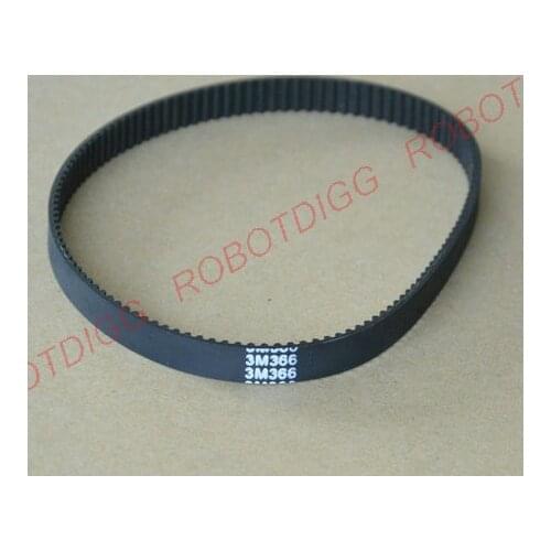 HTD 3M, Timing Belt, Closed-loop, 366mm length, 122 teeth, 6mm width