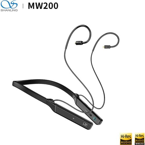 Shanling MW200 Earphone Cable AK4377A CSR8675 Bluetooth 5.0 Neckband MMCX Earphone Cable for sports earphone Adapter LDAC