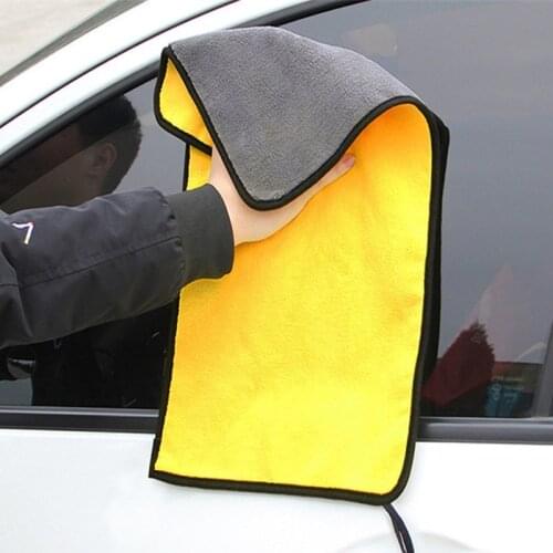 Coral fleece car cleaning cloth cleaning cloth household car washing car cleaning towelhigh efficiency super absorbentmicrofiber