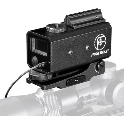 Mini Laser Infrared Riflescope Rangefinder for Hunting Shooting Distance Angle Speed Measurer Tactical Riflescope Mounted