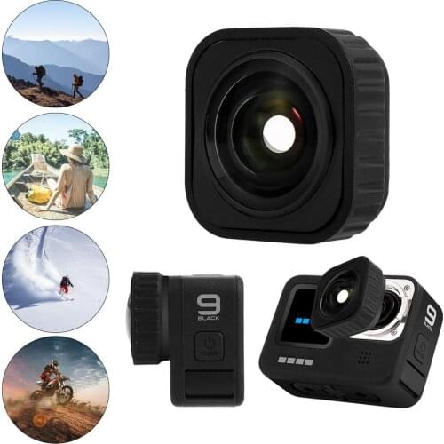 Max Lens Mod Wide Angle Lens For GoPro HERO9 Black Vlog Shooting Lens Cameras Filter Action Camera Accessories