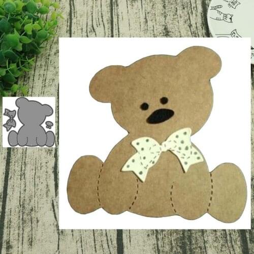 Bear metal cutting dies Scrapbooking album paper craft handmade card stencil art cutter
