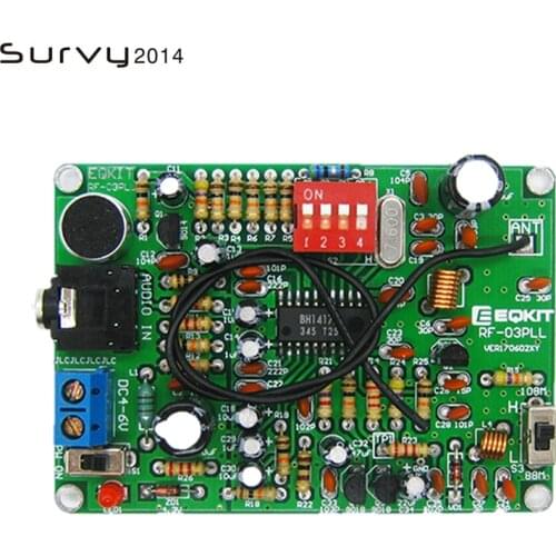 87-108MHz FM Frequency Modulation Wireless Microphone Module DIY FM Transmitter Board Parts Module DC 4-6V diy electronics