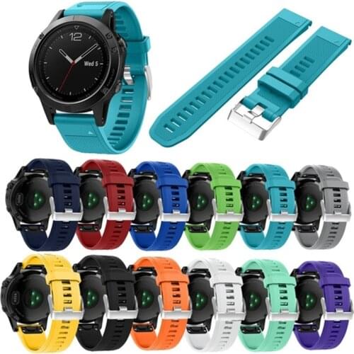 Outdoor Sport Strap with Easy Fit Silicone Watchband for Garmin Fenix 5 Forerunner 935 Replacement strap for Garmin 22mm