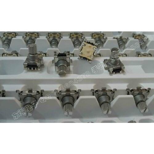 Original type vehicle-mounted encoding switch ALPS EC11 foot patch 30 is positioned number 15 pulses 11MM shaft