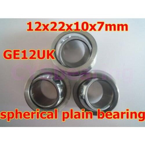 GE12UK GE12C radial spherical plain bearing with self-lubrication for 12mm shaft