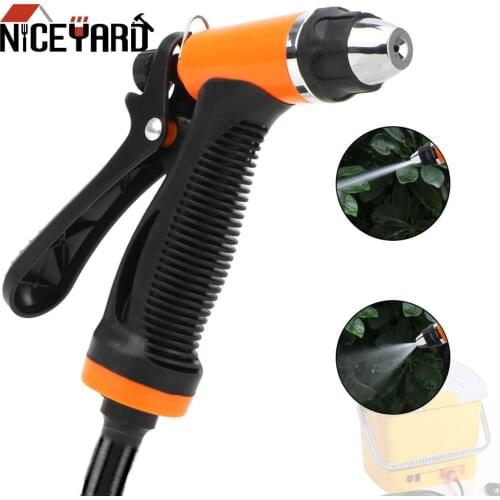 NICEYARD Adjustable Garden Water Spray Sprinkler Gun High Pressure Car Wash Water Sprayer Variable Spray Patterns