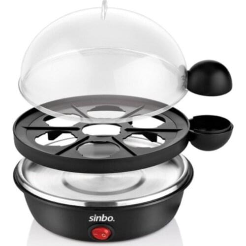 Sinbo Multi-function fast electric egg cooker. Electric Egg nutcrackers | Sinbo egg boiler | Electric Egglettes | 7 egg capacity