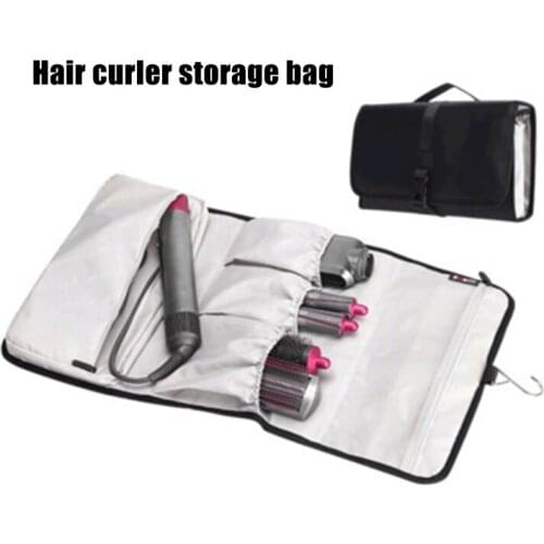 Storage Bag Compatible for Dyson Airwrap Styler Accessories Holder Multiple Pouches with Hook Hanger SCVD889