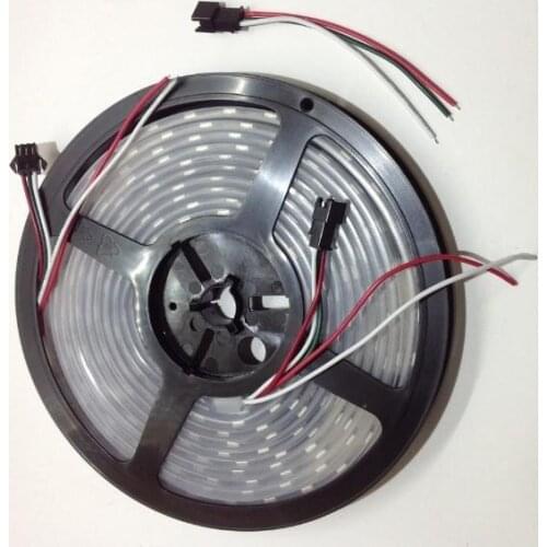 Changeable Dream Color WS2812 RGB LED Strip Waterproof IP67 8m/lot LED Pixel Strip 60LEDs/m 60IC digital led flexible ribbon