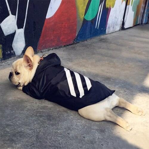 Pug Hoodies for Chihuahua Poodle Windbreaker for Yorkie Schnauzer Costume Dropshipping PC1060