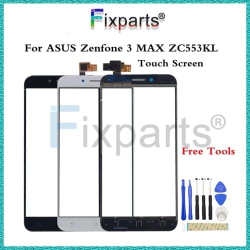 For ASUS Zenfone 3 MAX ZC553KL Touch Screen Outer Glass Lens Replacement Repair Spare Parts For 5.5" ASUS ZC553KL Touch Screen