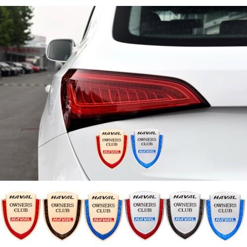 Car Trunk Badge Sticker for Haval H6 2020 H2S H5 H8 H9 2021 Jolion 2021 H2 Window Emblem Auto Logo Side Metal Decal Accessories