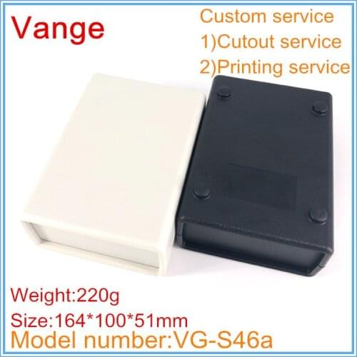 1pcs/lot electrical module enclosure 164*100*51mm ABS plastic material diy junction box for amplifier apparatus product