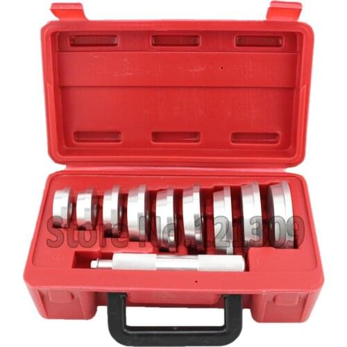 10 Pcs Bearing Race & Seal Driver Installer Set Remover Automotive Tools