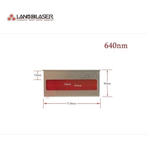 640nm laser hair removal filters , optic filter for permanent Hair Removal Equipment Handle