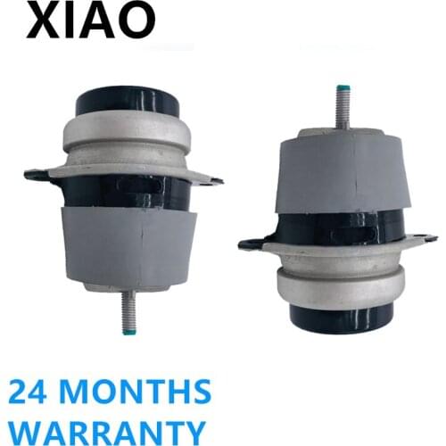 7L6199131A 7L6199131 2PCS/Set Aluminum Engines BAR Left + Right Rubber Motor Mount For Audi Q7 For Volkswagen Touareg 4.2L