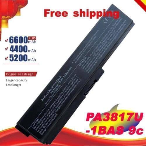 PA3634 Laptop Battery For TOSHIBA Satellite Pro U400 U500 Satellite T110 T110D T115 T130 T135 U400 U405 U500 U505-S2010 9cell