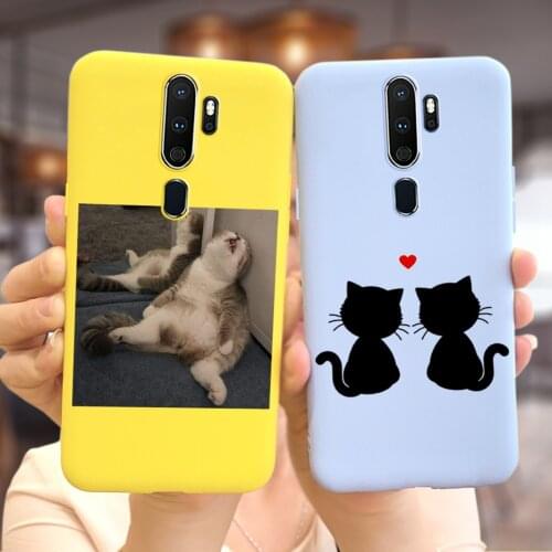For Oppo A5 2020 / Oppo A9 2020 Case Cute Candy Painted Cover For Oppo A5 A9 2020 A11X Phone Cases Soft Slim Fundas Bumper Coque