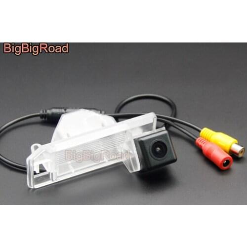 BigBigRoad Vehicle Wireless Rear View Camera HD Color Image Waterproof For Mitsubishi RVR Outlander Sport XL ASX 2011 2012 2013