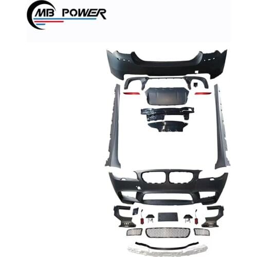Automobiles F10 M5 body kit car parts auto fit for high quality BMW F10 M5 body kit front bumper side skirt grille