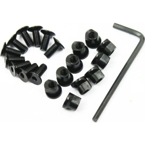 Metal Screw And Nut Replacement Set Fit M-LOK Rail Sections For Hunting Keymod Rail Sections Accessories 20Pcs/lot