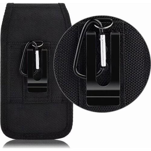 Men Waist Belt Bum Bag Phone Waist Flip Pockets Leather Cards Holder Case Fashion Running Bag